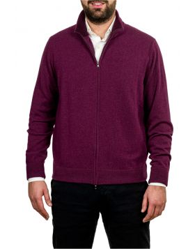 Giacca Con Zip Tulipano 100% Cashmere