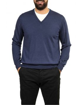 Bluette V-Neck Pullover Wool Silk Cashmere